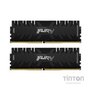 Модуль пам'яті для комп'ютера DDR4 16GB (2x8GB) 4800 MHz FURY Renegade Black Kingston Fury (ex.HyperX) (KF448C19RBK2/16)