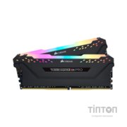 Модуль пам'яті для комп'ютера DDR4 64GB (2x32GB) 3200 MHz Vengeance RGB Pro Corsair (CMW64GX4M2E3200C16)