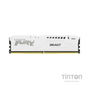 Модуль пам'яті для комп'ютера DDR5 16GB 6000 MHz Beast EXPO White Kingston Fury (ex.HyperX) (KF560C36BWE-16)