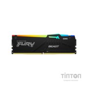 Модуль пам'яті для комп'ютера DDR5 16GB 6000 MHz Beast RGB AM5 Black Kingston Fury (ex.HyperX) (KF560C36BBEA-16)