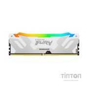 Модуль пам'яті для комп'ютера DDR5 16GB 6000 MHz Renegade RGB White XMP Kingston Fury (ex.HyperX) (KF560C32RWA-16)