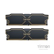 Модуль пам'яті для комп'ютера DDR5 32GB (2x16GB) 6000 MHz Thor Black Lexar (LD5U16G60C32LG-RGD)
