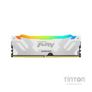 Модуль пам'яті для комп'ютера DDR5 32GB 6000 MHz Renegade RGB White Kingston Fury (ex.HyperX) (KF560C32RWA-32)