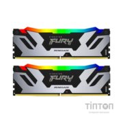 Модуль пам'яті для комп'ютера DDR5 48GB (2x24GB) 6400 MHz Renegade RGB XMP Kingston Fury (ex.HyperX) (KF564C32RSAK2-48)