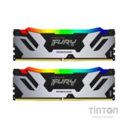 Модуль пам'яті для комп'ютера DDR5 64GB (2x32GB) 6000 MHz Renegade RGB XMP Kingston Fury (ex.HyperX) (KF560C32RSAK2-64)