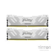 Модуль пам'яті для комп'ютера DDR5 64GB (2x32GB) 6000 MHz Renegade White Kingston Fury (ex.HyperX) (KF560C32RWK2-64)