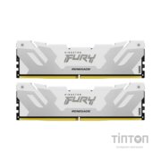 Модуль пам'яті для комп'ютера DDR5 64GB (2x32GB) 6400 MHz Renegade White XMP Kingston Fury (ex.HyperX) (KF564C32RWK2-64)
