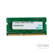 Модуль пам'яті для ноутбука SoDIMM DDR3 8GB 1600 MHZ Apacer (DS.08G2K.KAM)