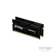 Модуль пам'яті для ноутбука SoDIMM DDR3L 8GB (2x4GB) 1866 MHz Fury Impact Kingston Fury (ex.HyperX) (KF318LS11IBK2/8)