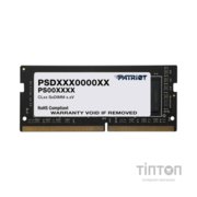 Модуль пам'яті для ноутбука SoDIMM DDR4 4GB 2666 MHz Patriot (PSD44G266682S)