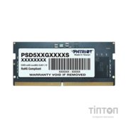Модуль пам'яті для ноутбука SoDIMM DDR5 16GB 5600 MHz Patriot (PSD516G560081S)