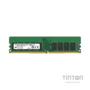 Модуль пам'яті для сервера DDR4 16GB ECC UDIMM 3200MHz 1Rx8 1.2V CL22 Micron (MTA9ASF2G72AZ-3G2F1R)