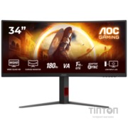 Монiтор 21.5" AOC CU34G4 Black/Red