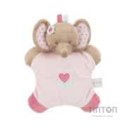 М'яка іграшка Nattou подушка слоник Рози 24см (655088)