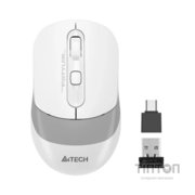 Мишка A4Tech FG10CS Air Wireless Grayish White (4711421992091)