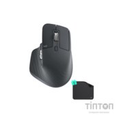 Мишка Logitech MX Master 3S Performance for Business Wireless/Bluetooth + Mouse Pad Studio Series Graphite (MX910-006582)
