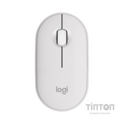 Мишка Logitech Pebble M350s Wireless White (910-007013)