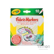 Набір для творчості Crayola фломастери для тканини 10 шт (58-8633)