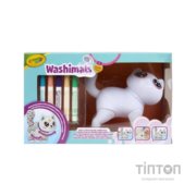Набір для творчості Crayola Washimals Котик- велетень, з фломастерами 5 шт (74-7518)