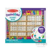 Набір для творчості Melissa&Doug Набір бусин Алфавіт (MD13774)