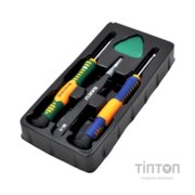 Набір інструментів Bakku BK-7290-E 2 отвертки, пинцет, медиатор, Blister-box (BK-7290-E)