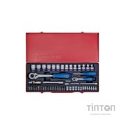 Набір інструментів KING TONY 58 шт. 1/4" та 1/2" (7558MR)