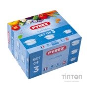 Набір каструль PYREX ESSENTIALS, 3 предмета