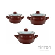 Набір посуду Gusto Red 2,1л/3,1л/4л GT-T-3-R (96971)