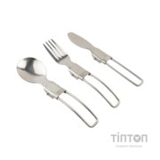 Набір туристичного посуду Tribe Compact Set сталевий (T-FC-0021-metal)