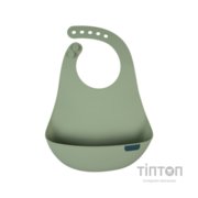Нагрудничок Lovi Pistachio силіконовий, зелений (51/031_gre)