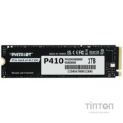 Накопичувач SSD 1TB Patriot P410 M.2 2280 PCIe NVMe 4.0 x4 TLC (P410P1TBM28H)
