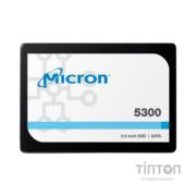 Накопичувач SSD для сервера 1.92TB SATA 6Gb/s 5300 PRO Enterprise SSD, 2.5” 7mm Micron (MTFDDAK1T9TDS-1AW1ZABYY)