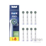 Насадка для зубної щітки Oral-B Cross Action EB50RX (8) (8006540847855)