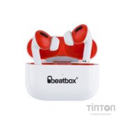 Навушники BeatBox PODS PRO 1 Wireless Charging White-Red (bbppro1wcwr)