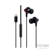 Навушники Vention Echo Lite USB-C In-Ear Wired Black (GBBBAV)