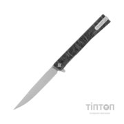 Ніж Ocaso Solstice, Engraved titanium, Topo Pattern, Satin (10ETS)