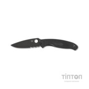 Ніж Spyderco Resilience FRN Black Blade Serrated (C142PSBBK)