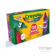 Олівці кольорові Crayola воскові, 120 шт зі стругачкою (52-6920)