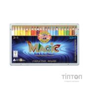 Олівці кольорові Koh-i-Noor Magic 23+1 кольорів (340802)