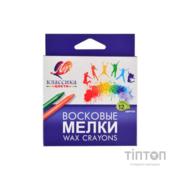 Олівці кольорові Луч Класика воскові 12 кол (290104)