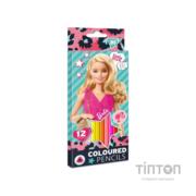 Олівці кольорові Yes Barbie 12 кол (290596)