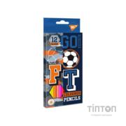 Олівці кольорові Yes Football 12 кол (290586)