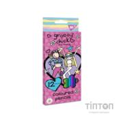 Олівці кольорові Yes Groovy Chick 12 кол (290592)