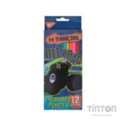 Олівці кольорові Yes M-Trucks 12 кольорів (290527)