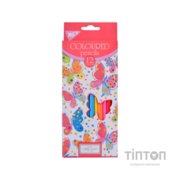Олівці кольорові Yes Turnowsky Butterflies 12 кольорів (290532)