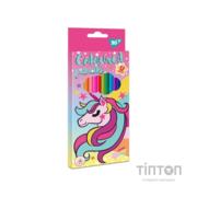 Олівці кольорові Yes Unicorn 12 кол (290595)