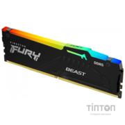 Модуль пам'яті для комп'ютера DDR5 32GB 4800 MHz Beast RGB Kingston Fury (ex.HyperX) (KF548C38BBA-32)