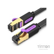 Патч-корд 1.5м FTP cat 7 RJ-45 black Vention (ICABG)