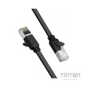 Патч-корд 1м, U/UTP cat 6 RJ-45 COPPER black Ugreen (U_50184)