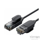 Патч-корд 3м, UTP cat 6 RJ-45 COPPER black Ugreen (U_70653)